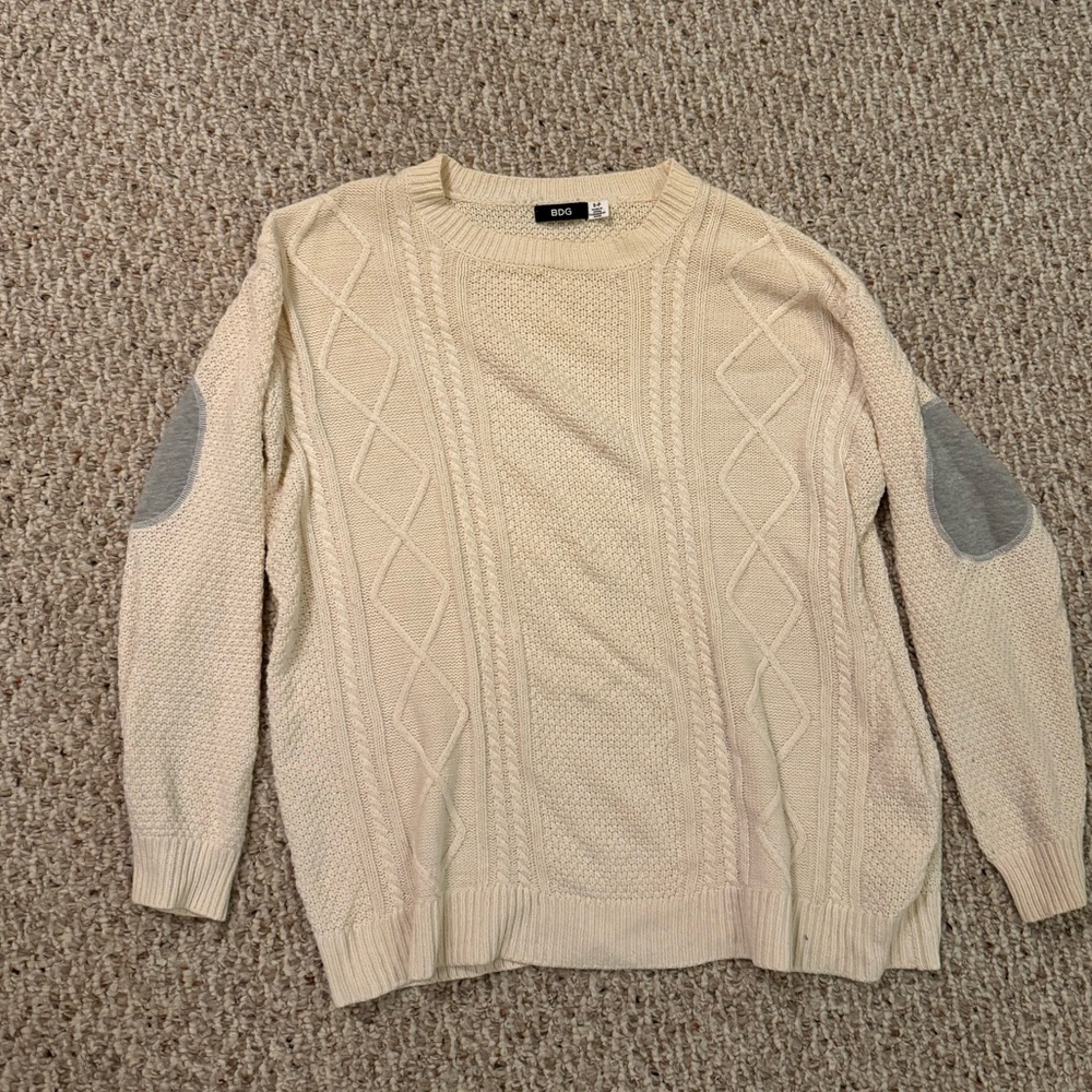 BDG Urban Outfitters oversized white sweater